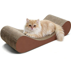 Simple Deluxe rascador-gato-horizontal-carton: ideal para rascar y descansar.