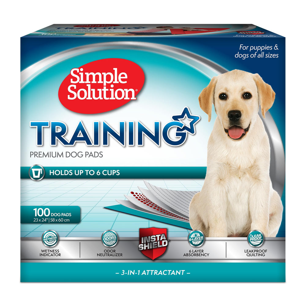 Tapete Simple Solution 23x24 pulgadas en caja, listo para entrenar a tu perro