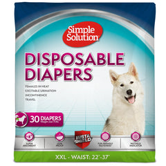 Simple Solution panales para perra XXL con ajuste seguro y protección contra fugas.