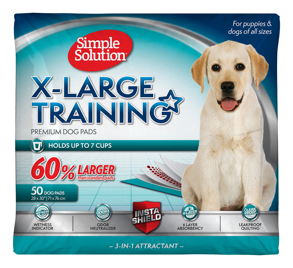 Tapete higiénico Simple Solution XXL 28x30 para perros, higiene y comodidad