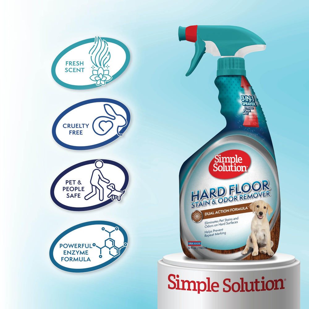 Secado rápido sin toxinas: Simple Solution cuida mascotas y niños.