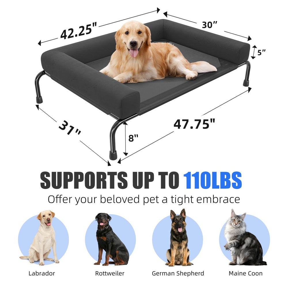 Simple Trending cama elevada a 8 pulgadas de altura para mejor circulación de aire