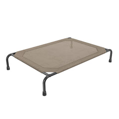 Cama Simple Trending elevada para perros grandes, vista frontal para descanso cómodo.