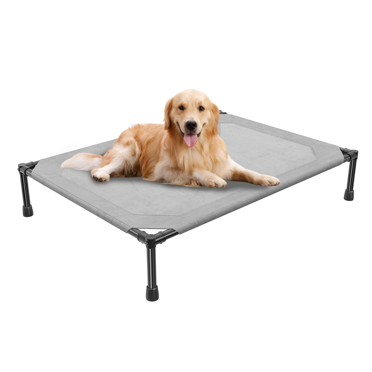 Cama Simple Trending elevada para perros grandes, ideal para interior y exterior