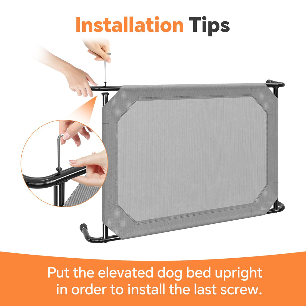 Simple Trending cama elevada XL soporta hasta 200 libras para razas grandes