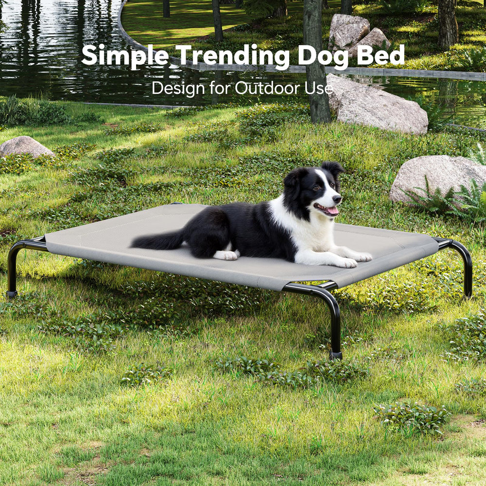 Simple Trending cama elevada XL, limpieza fácil con agua o paño