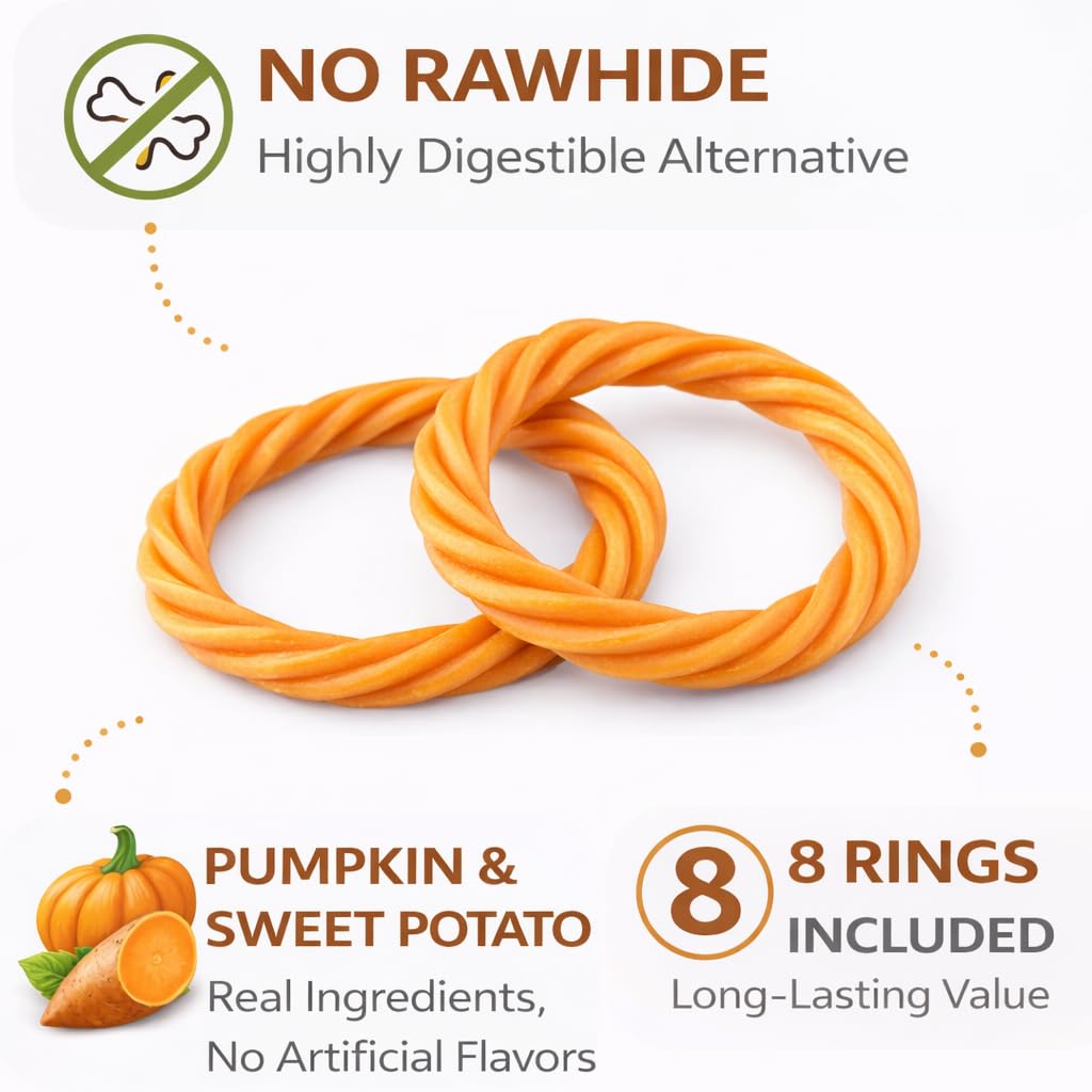 No Rawhide: textura estriada que facilita la limpieza dental durante la masticación.