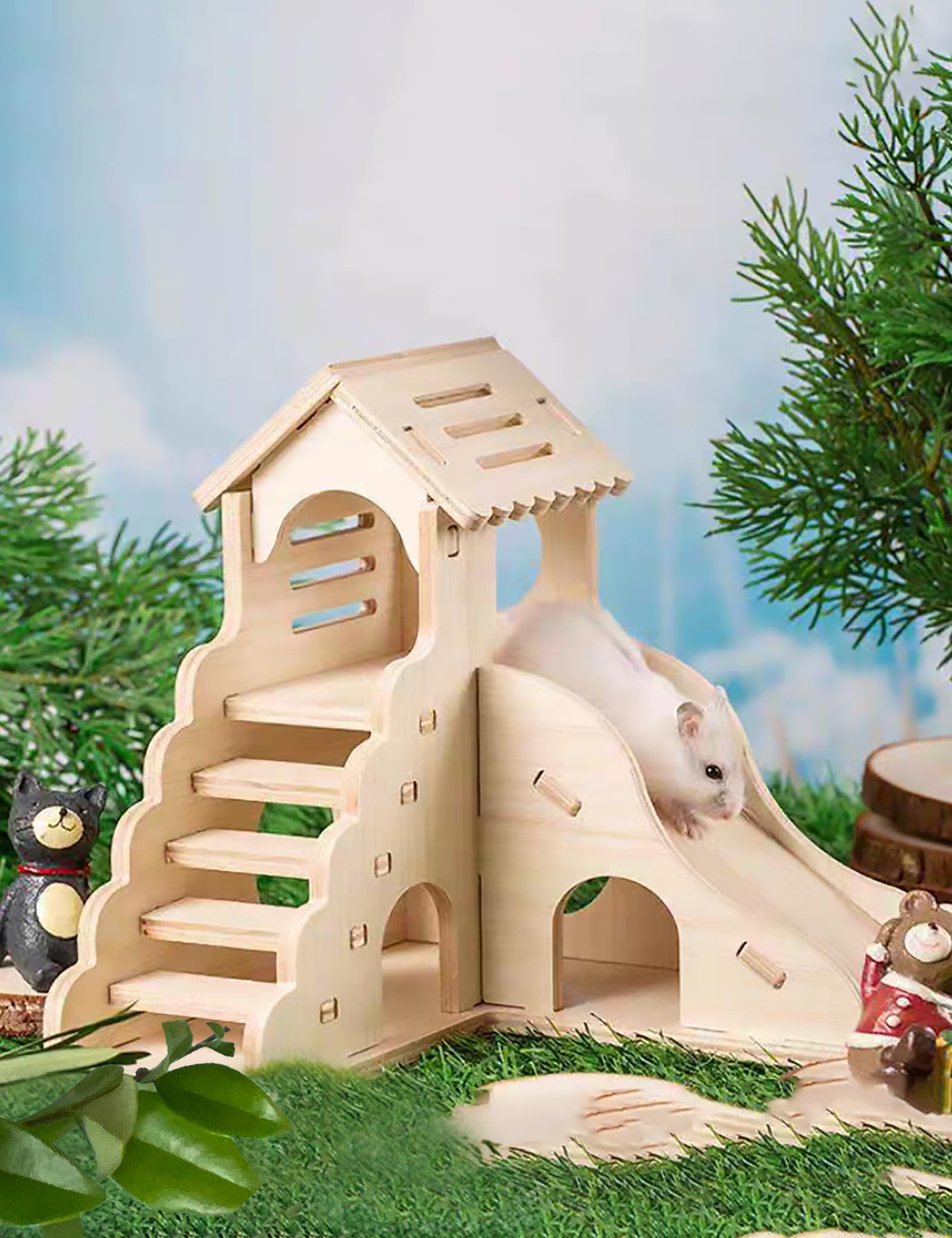 Sirvarni tamaño compacto 16.5 cm ideal para jaulas pequeñas