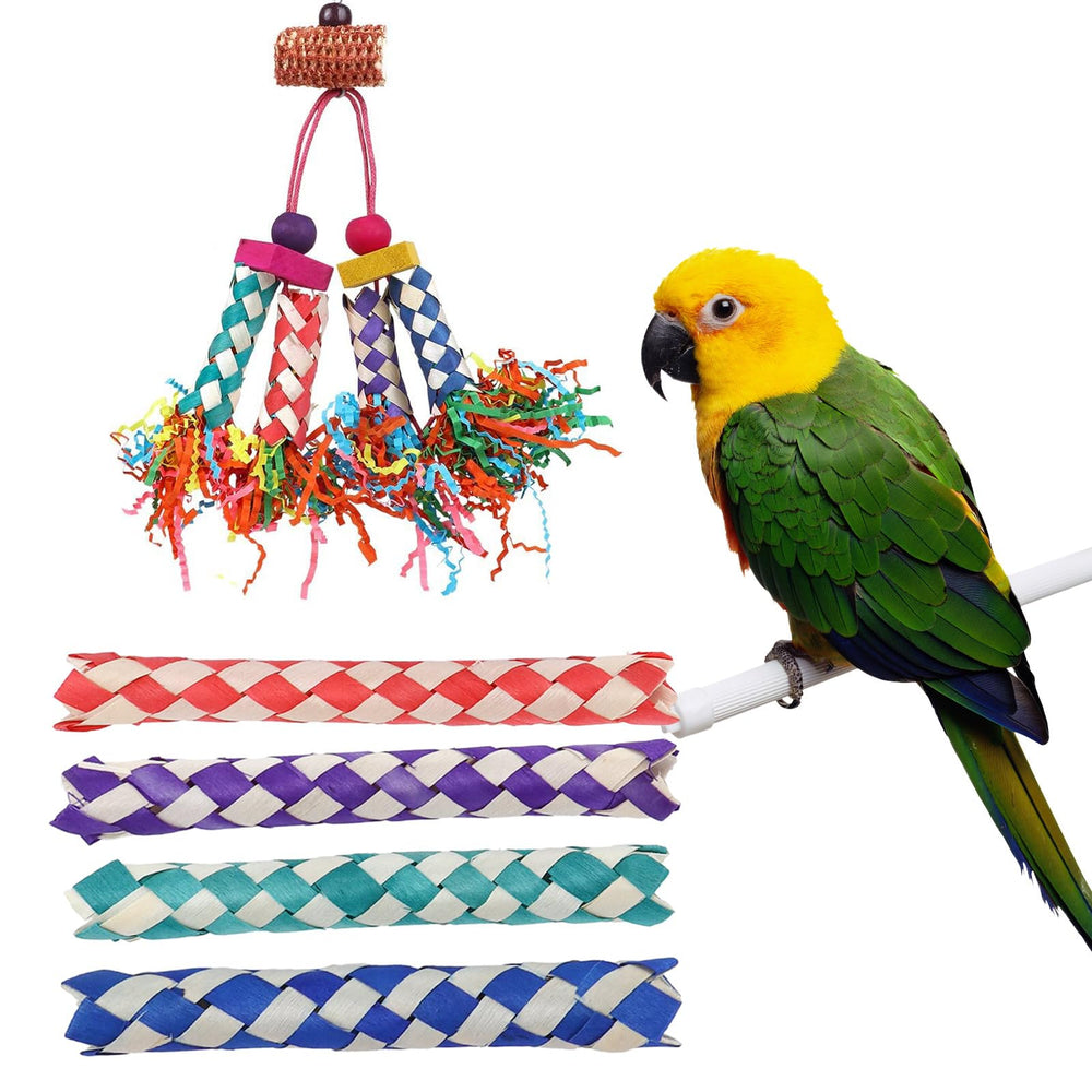 Juguete masticable colorido de Slepceub para aves pequeñas y medianas