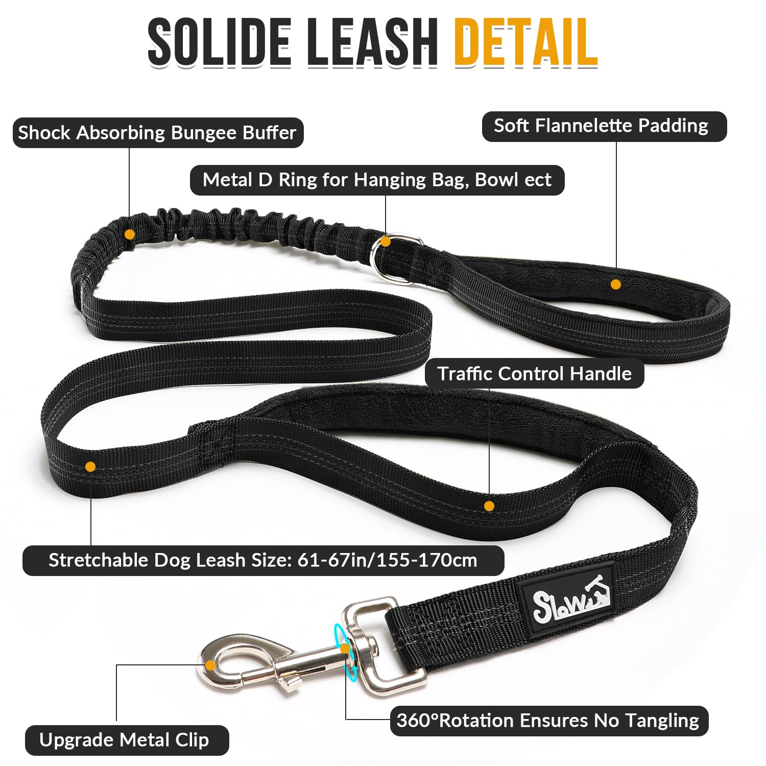 Arnés SlowTon con ajuste de cuello y pecho para un ajuste seguro.
