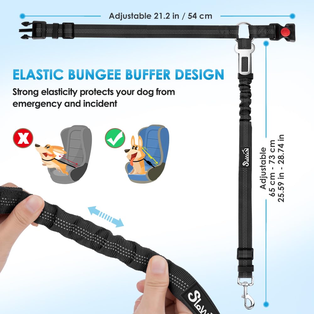 SlowTon longueur reglable jusqu a 32 pouces pour le confort du chien.