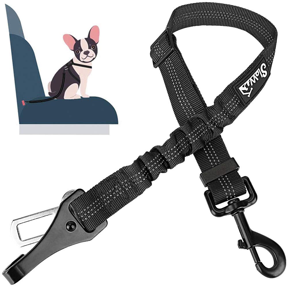 SlowTon cinturon seguridad para perro con gancho latch, seguro en el coche