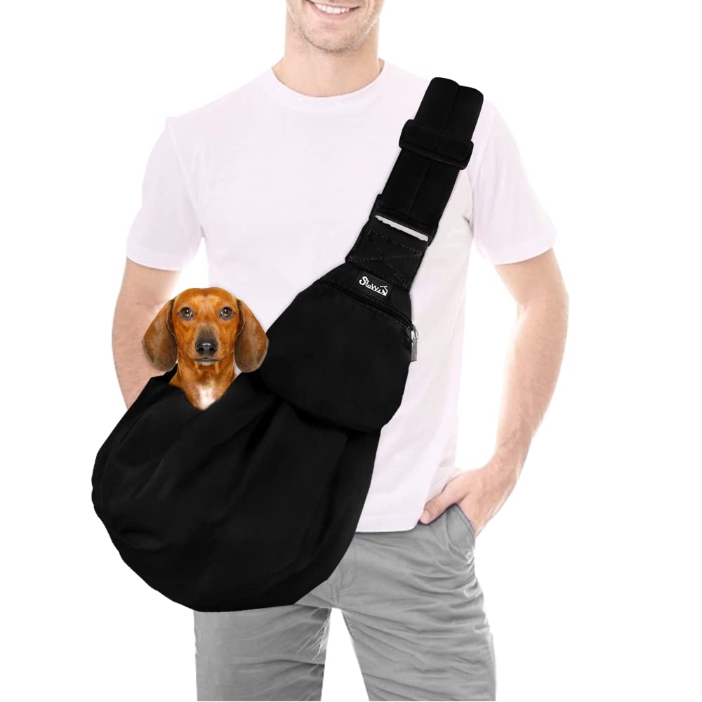 Bandolera SlowTon para perro: correa acolchada ajustable para paseos cómodos.