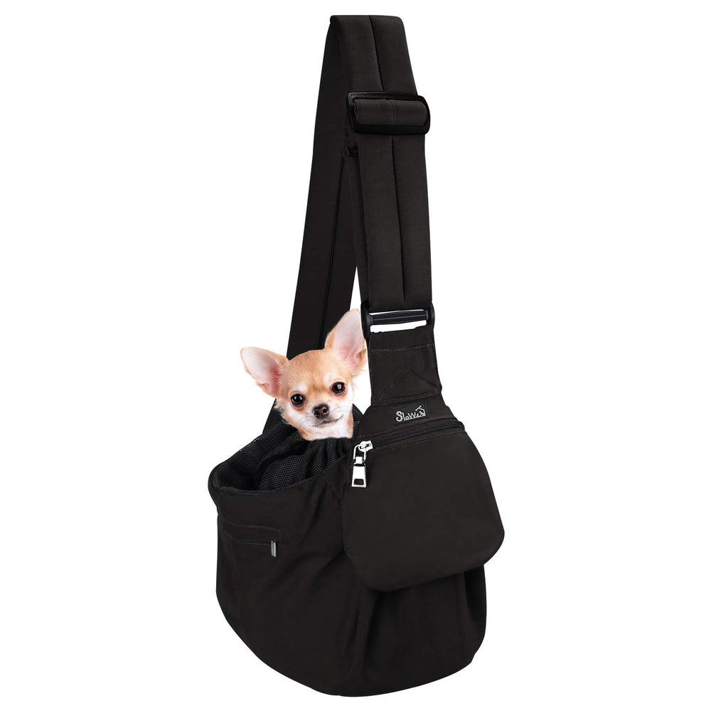 SlowTon portador de perro sling, vista frontal, ideal para paseos diarios