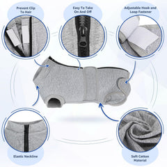 SlowTon: prenda anti-lamer para perros tras cirugía.