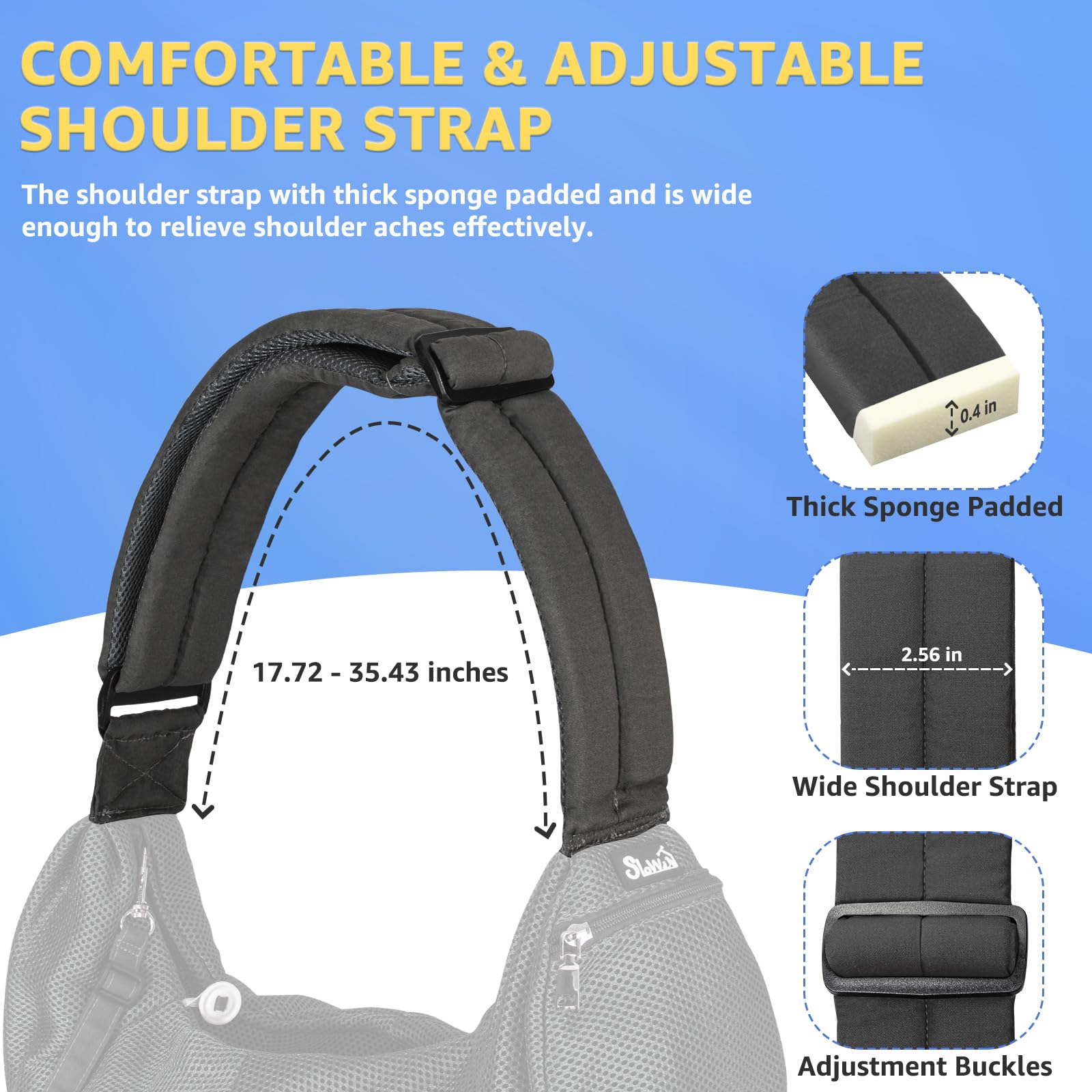 SlowTon-sling-ajuste-alturas adaptable para usuarios de varias estaturas.