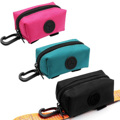 SLSON dispensador rosa para bolsas de desechos caninos, acceso rápido durante paseos