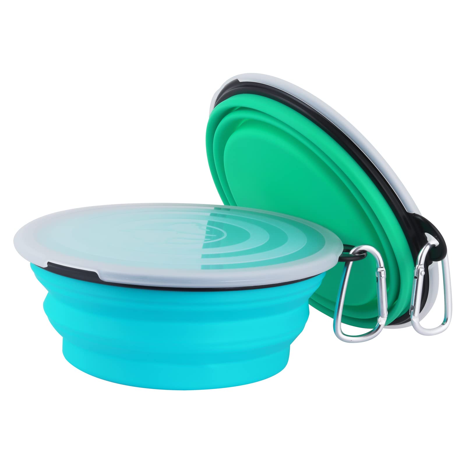 SLSON gamelle pliable vert grand, nettoyage rapide.