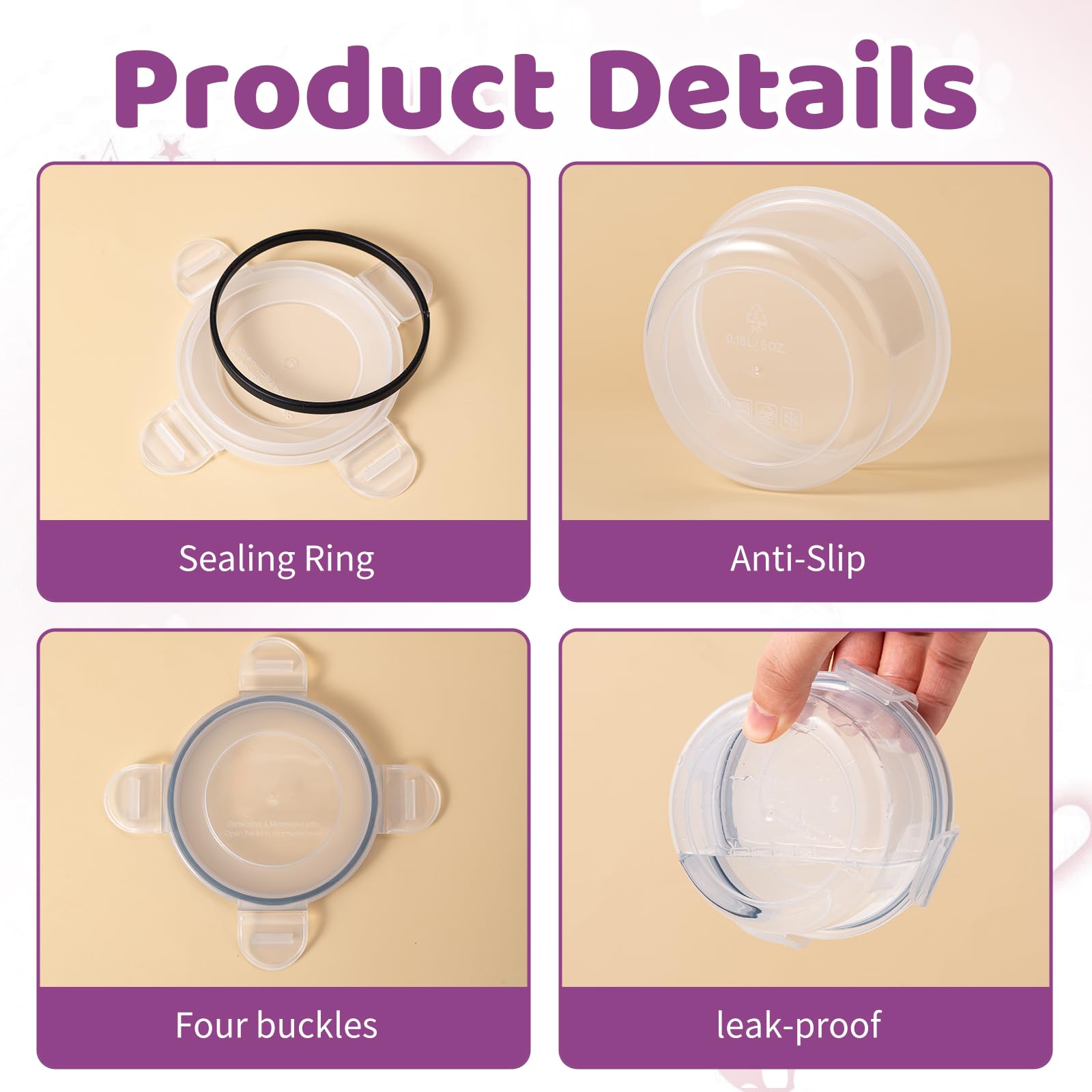 SLSON tapas reutilizables para latas pequeñas de 85 g