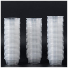 SLSON tazas gecko 0,5oz transparentes para comida y agua de reptiles.