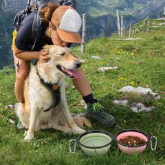 SLSON tazón colapsable grande, uso exterior para paseos al aire libre