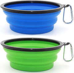 SLSON tazón plegable grande para perros, ideal para viajes y paseos.