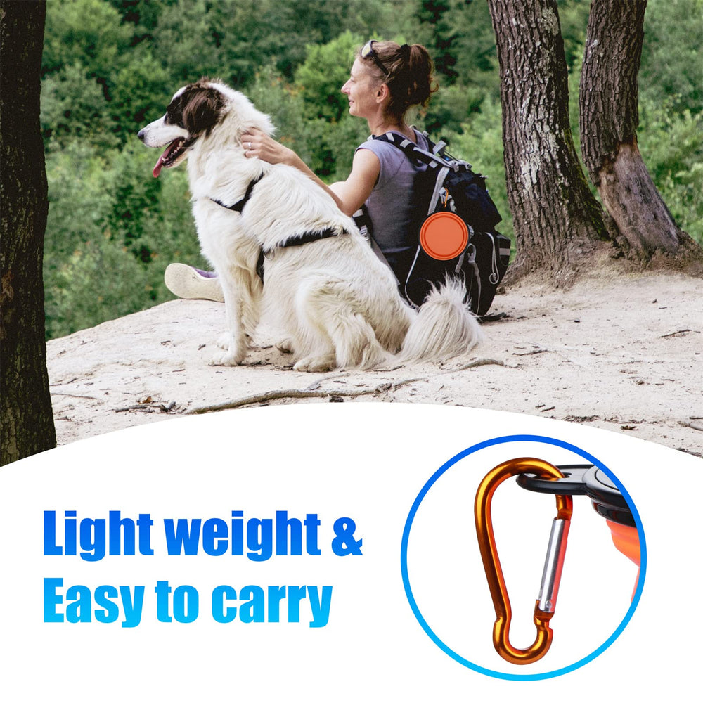 Tazón SLSON plegable para perros medianos, cómodo para caminatas largas