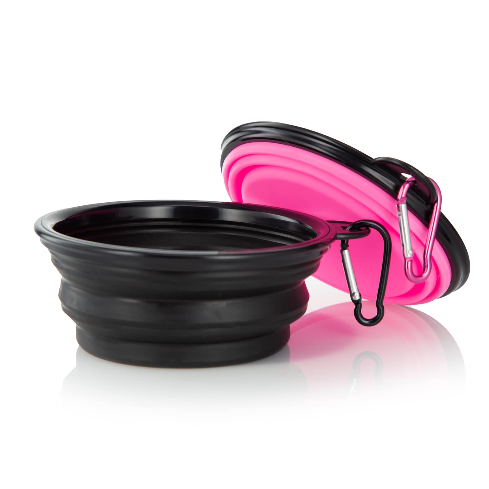 Tazones SLSON 2-pack compactos para llevar en caminatas.