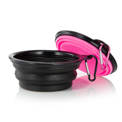 Tazones SLSON 2-pack compactos para llevar en caminatas.