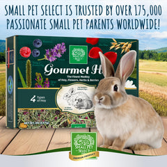 Small Pet Select bolsa de 2 libras heno gourmet, facilidad para rotar la ración.