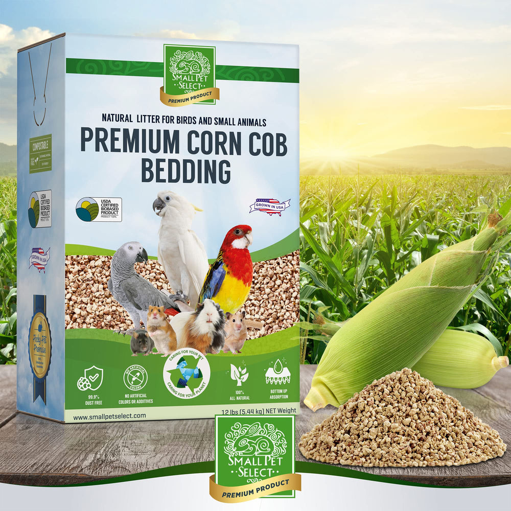 Small Pet Select opción ecológica y compostable para mascotas y planeta.