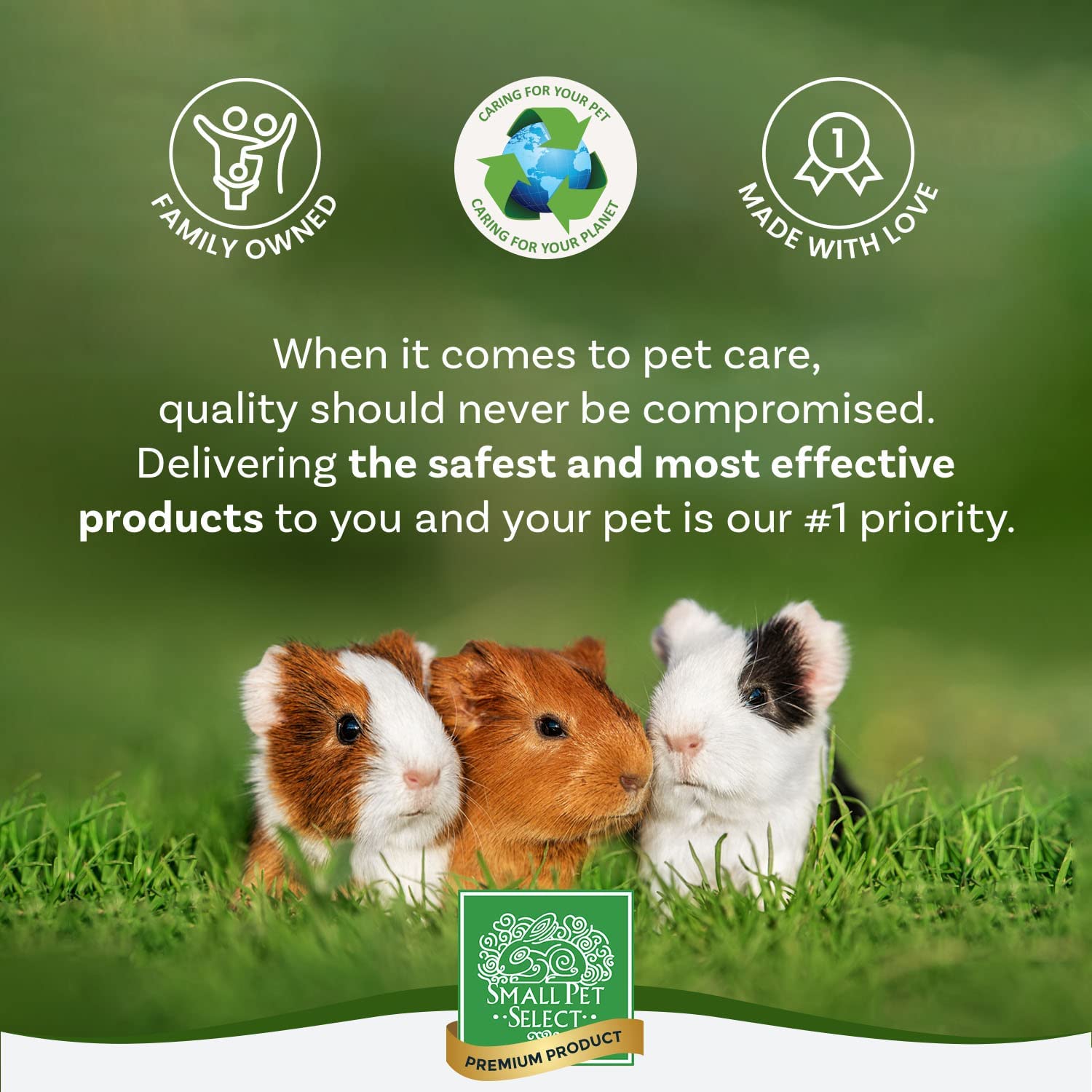 Small Pet Select: Cuidado de mascotas con control de olores sin aromas artificiales.