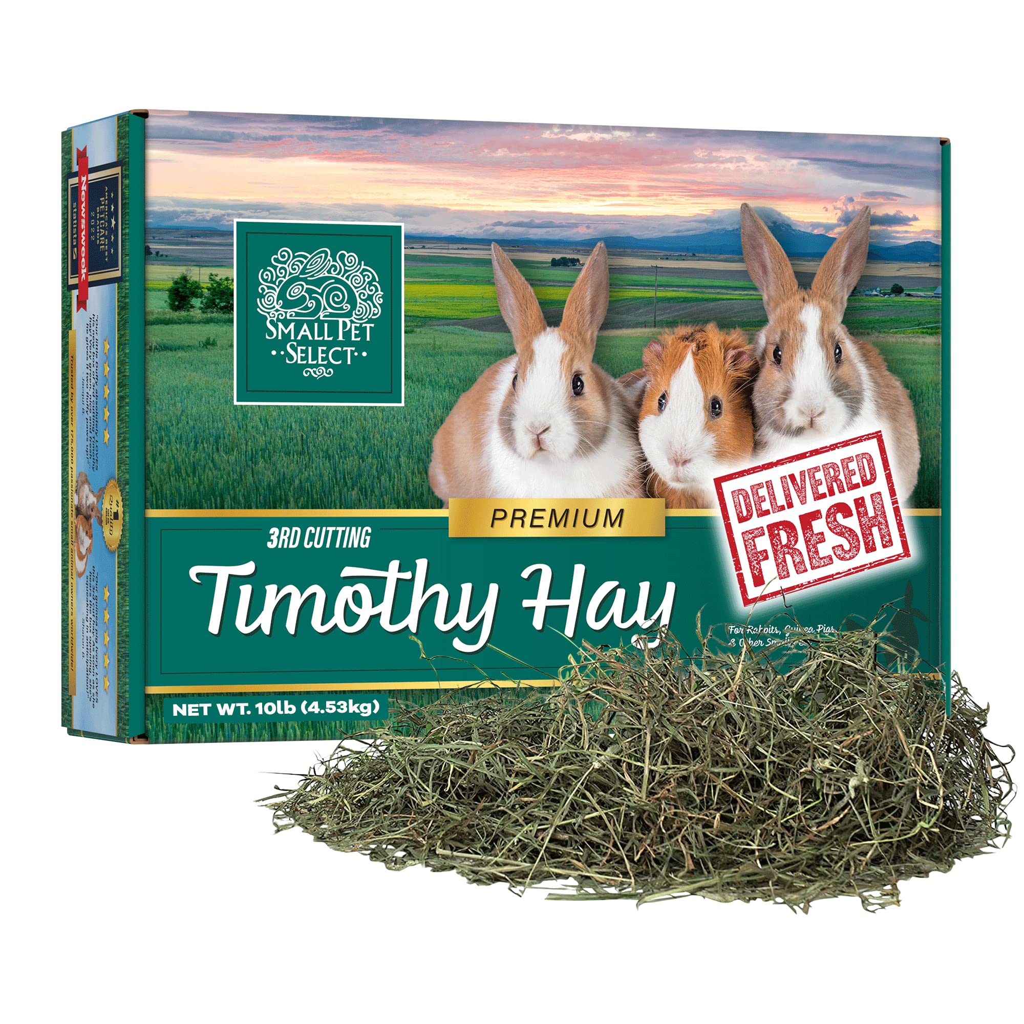 Small Pet Select heno Timothy 3ª corte - caja para almacenamiento fácil