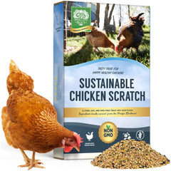 Small Pet Select Scratch sostenible en bolsa de 10 libras para alimentar aves de corral.