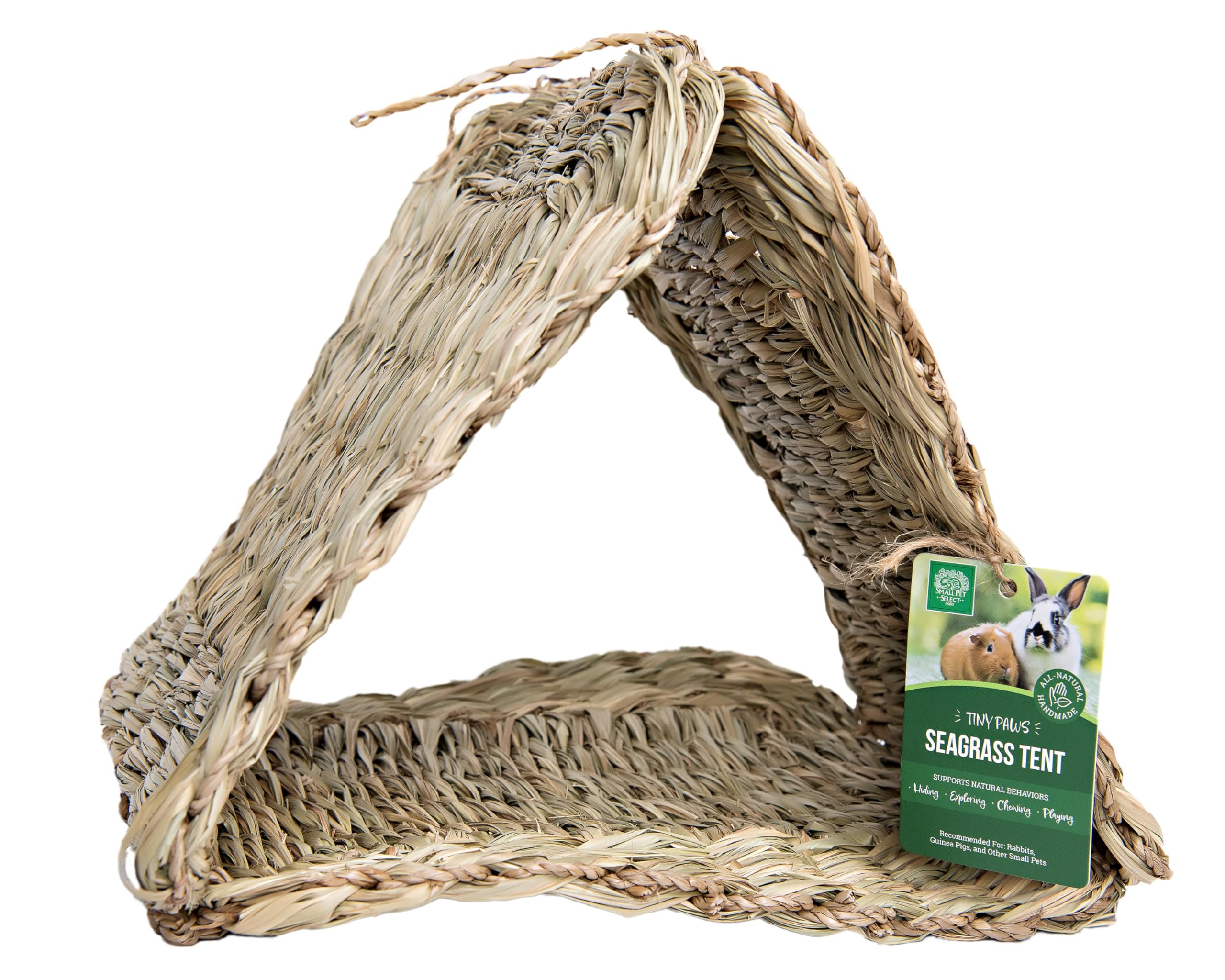 Pack Tiny Paws de Small Pet Select: cuenco de seagrass ligero para snacks.