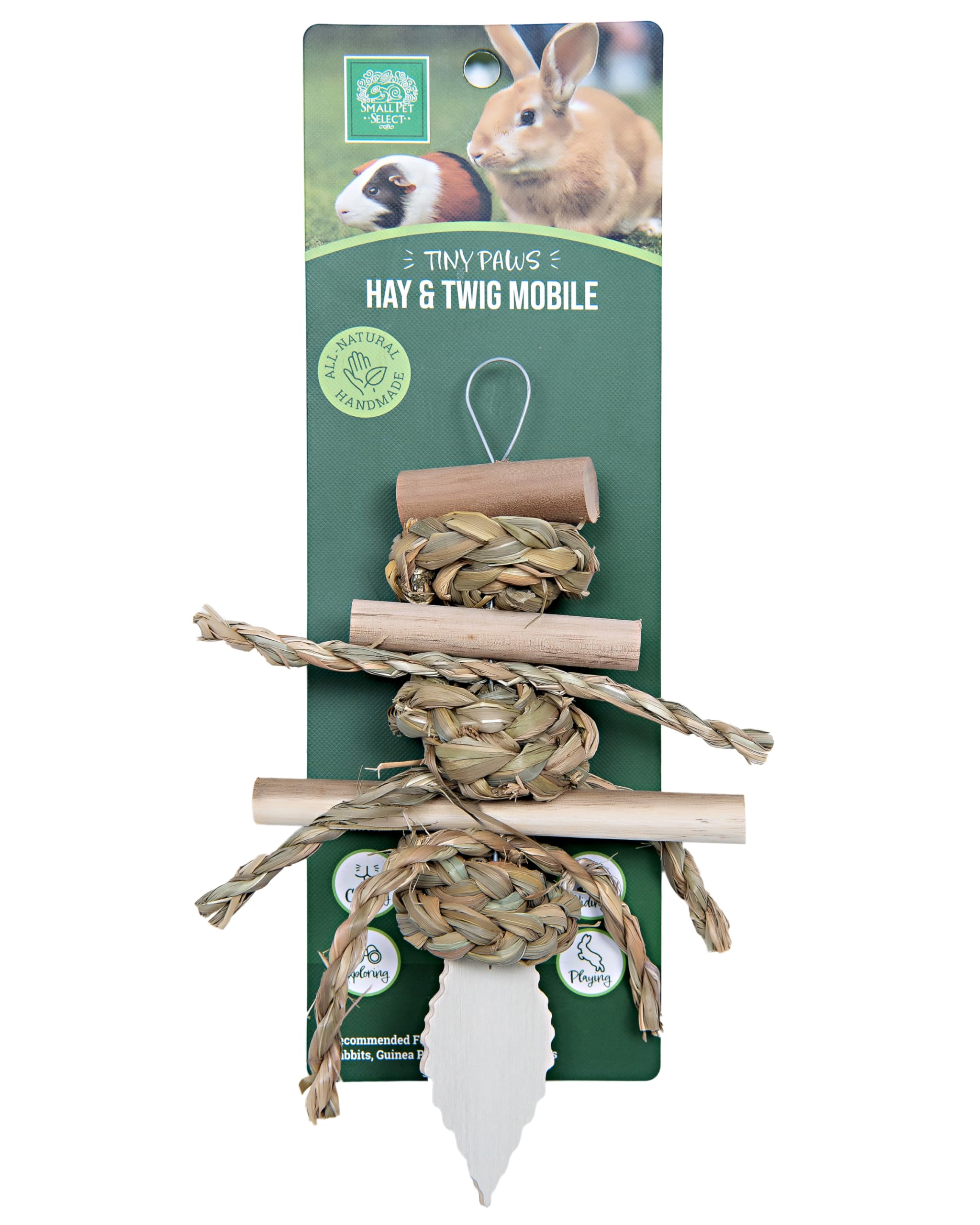 Pack Tiny Paws de Small Pet Select: variedad de juguetes naturales para masticar.