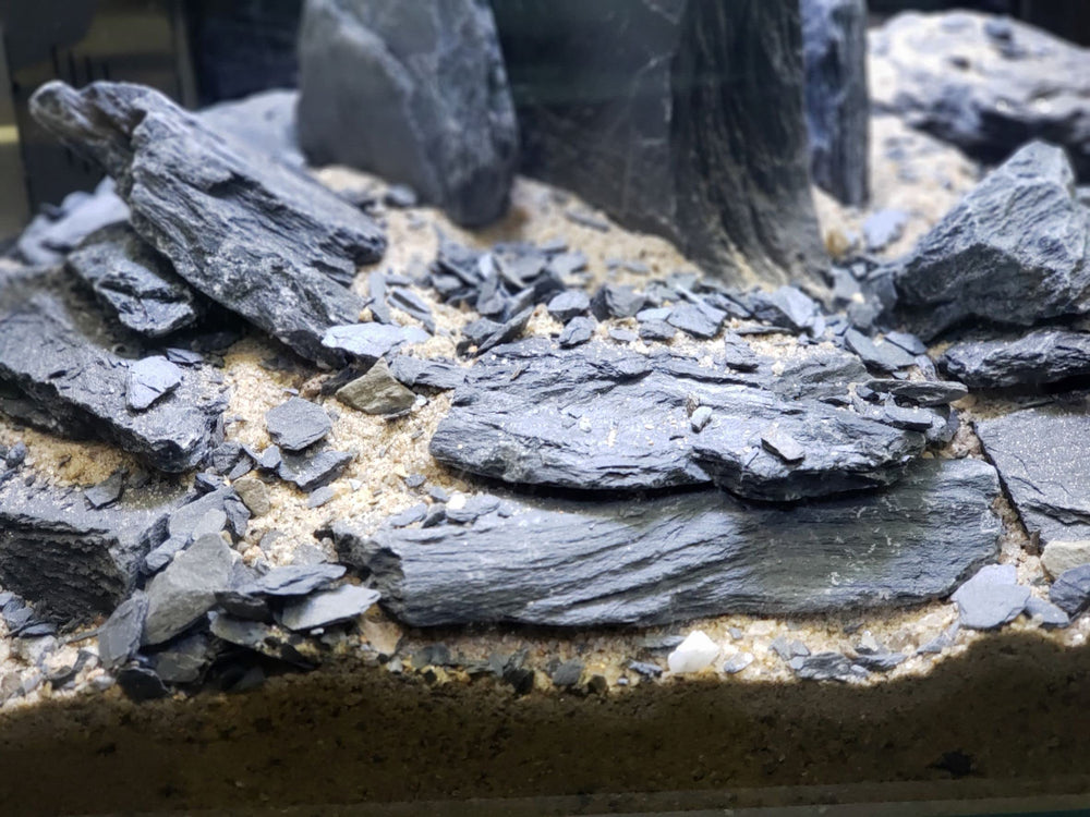 Small World Slate & Stone: pizarra para mosaico, arte miniatura y jardines