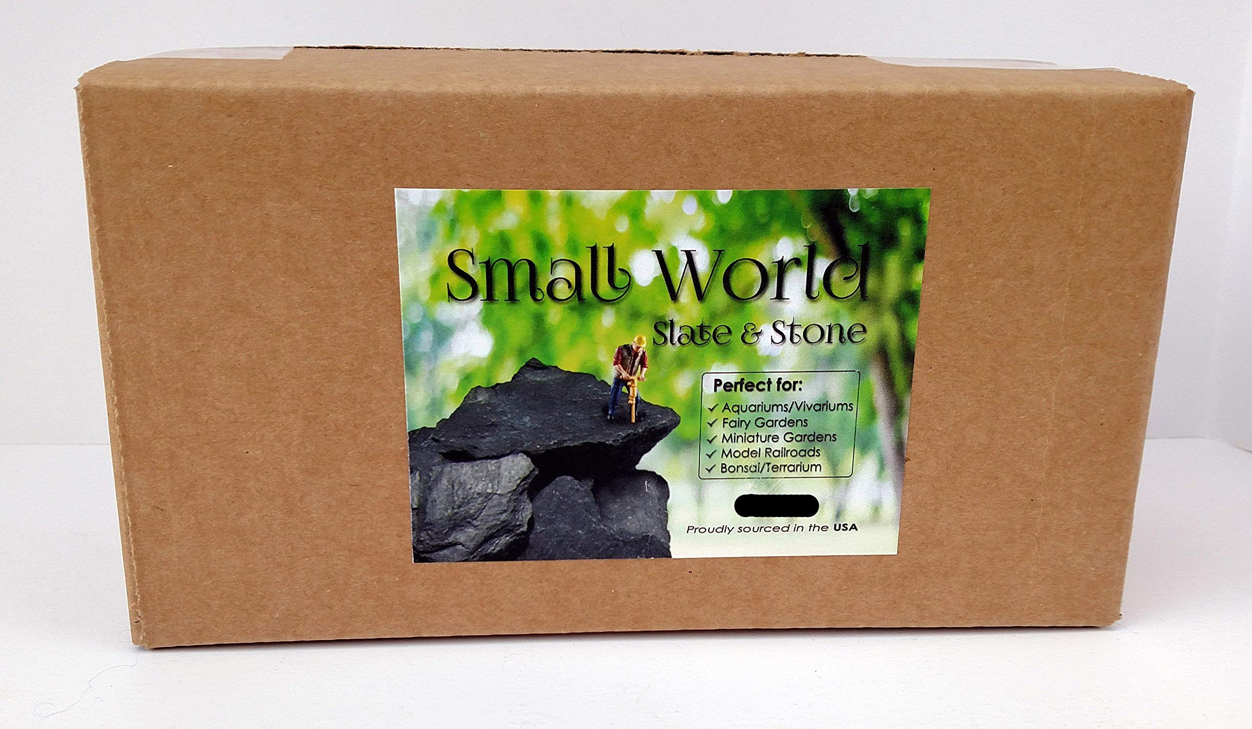 Small World Slate & Stone: piedra natural sin recubrimientos para un aspecto auténtico.