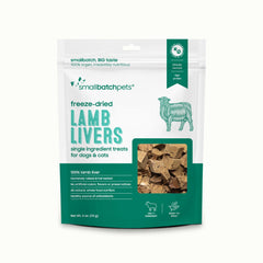 smallbatch higado de cordero deshidratado pack: snack natural para perros