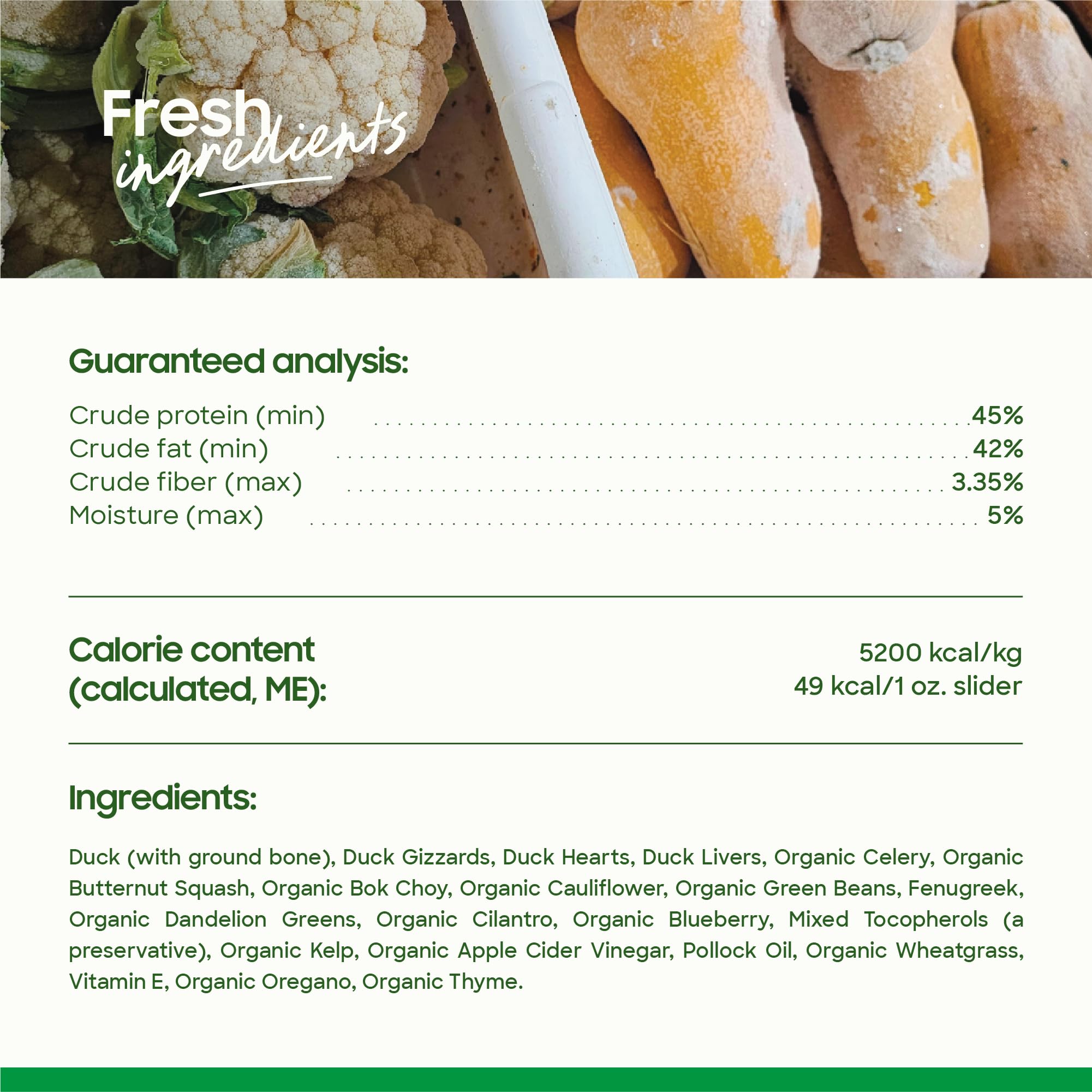 smallbatch textura liofilizada de pato, sabor natural y nutritivo