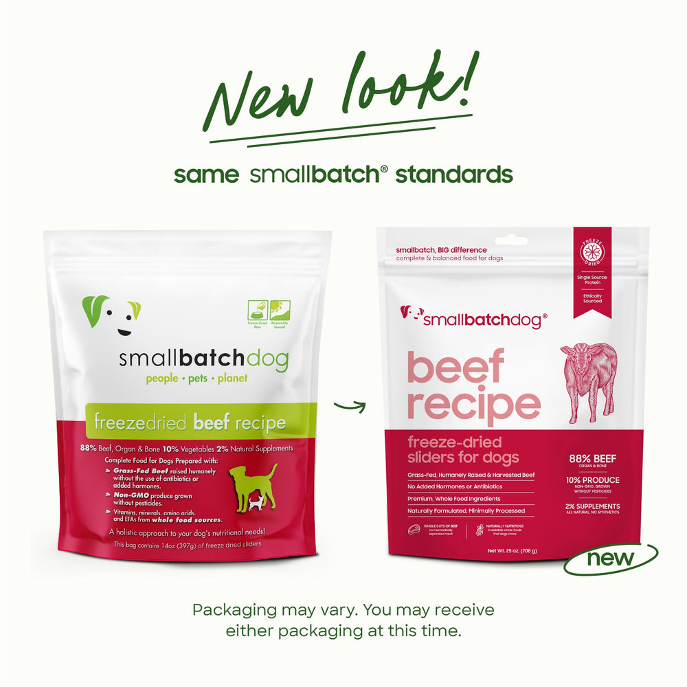smallbatch Pets hígado de ternera crudo, nutrientes naturales para la vitalidad.