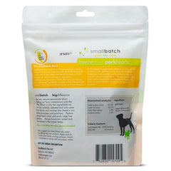 smallbatch-pets-pieza-entera-corazon-cerdo-liofilizado: porción individual ideal para premiar.
