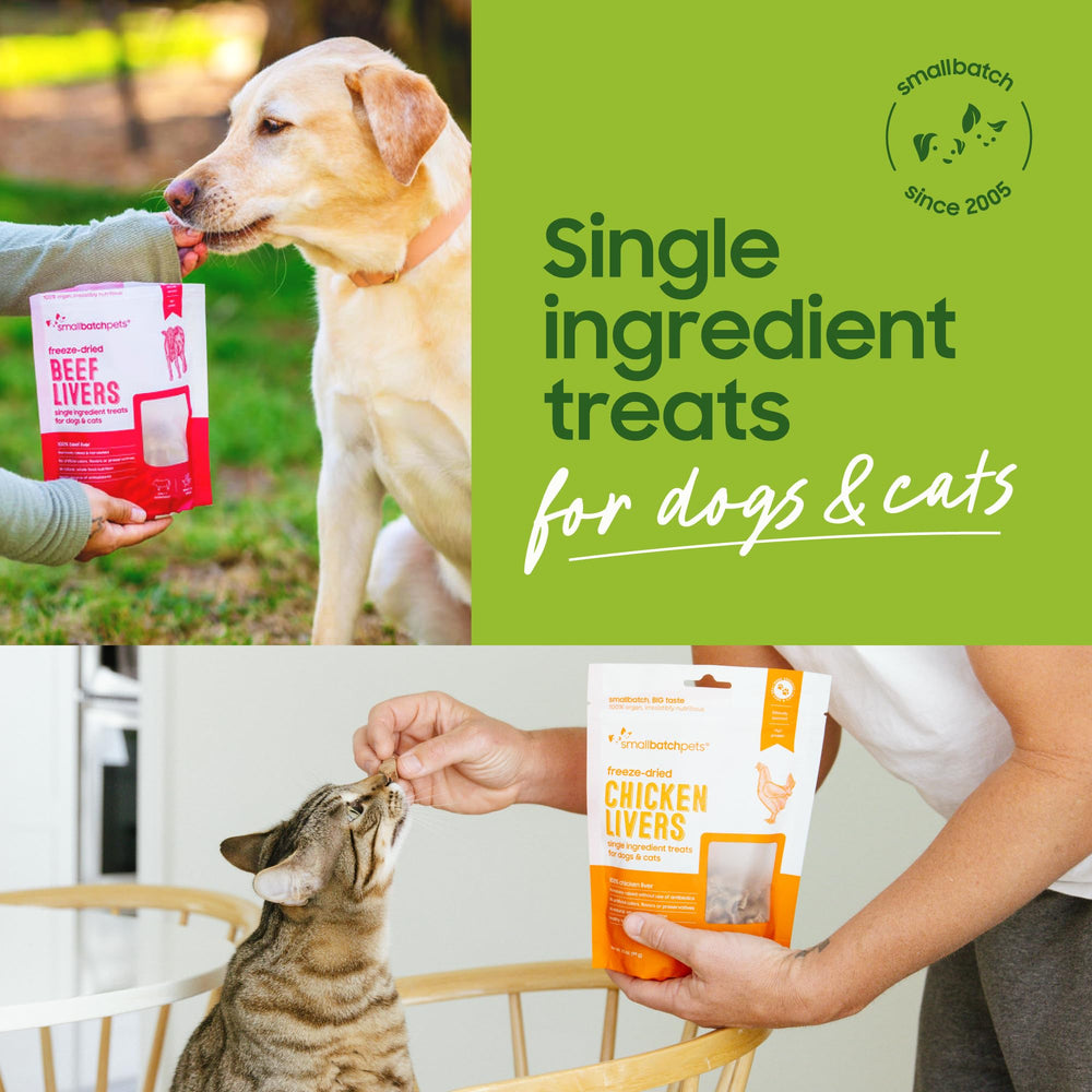 smallbatch Sin conservantes ni aditivos, opción natural para premiar a tu mascota.