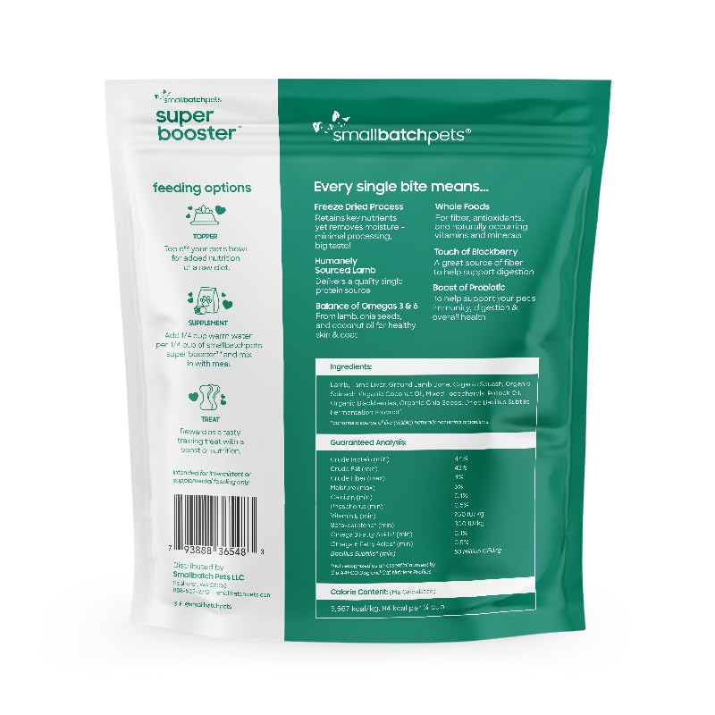 smallbatch probióticos para perros y gatos, favorecen la digestión y la salud intestinal.