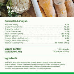 Smallbatch sin cereales, opción grain-free para dietas sensibles.
