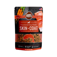 Smart Cookie bocaditos de salmón crujientes para un pelaje más saludable.