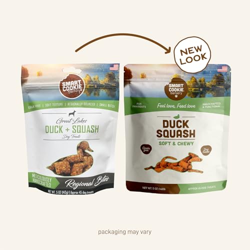 Smart Cookie: formato 5 oz y pack de 3 con pato y calabaza