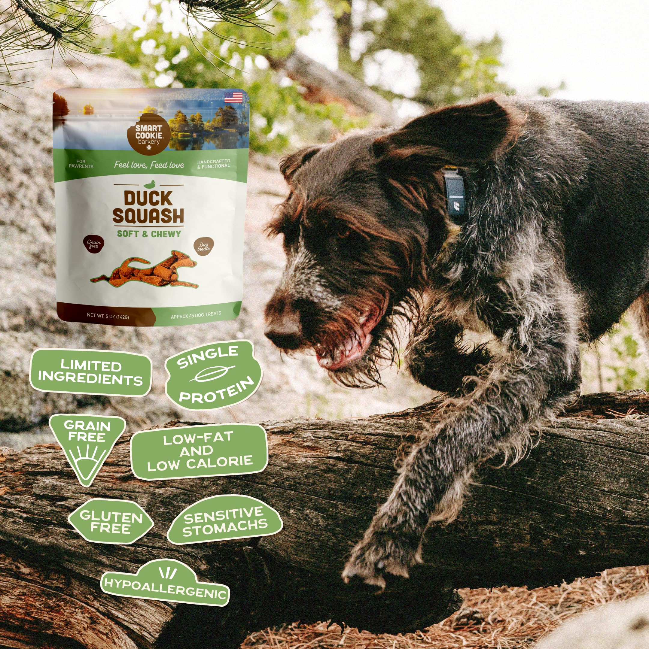 Smart Cookie snack sin soja ni rellenos para uso diario.