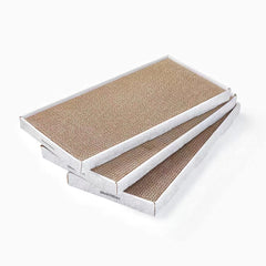 SMARTBEAN grattoir-carton-chat-double-face, protège les meubles et offre une zone de griffage dédiée.