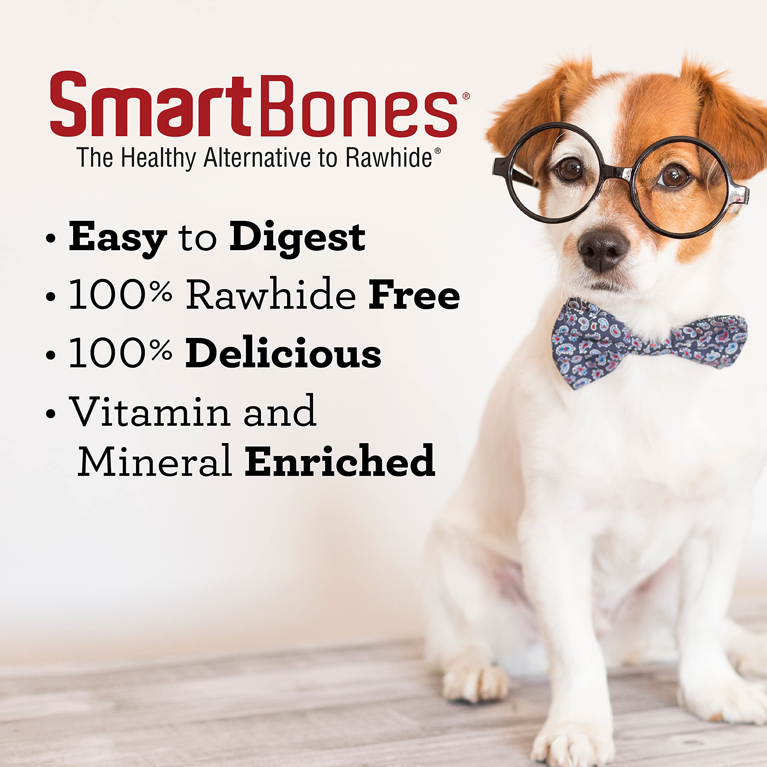 SmartBones barra enriquecida con vitaminas y minerales para perros.